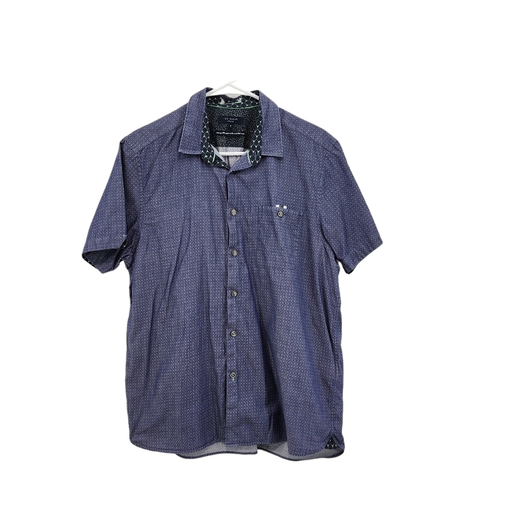 Ted Baker Men's Cotton Short Sleeved Shirt - L